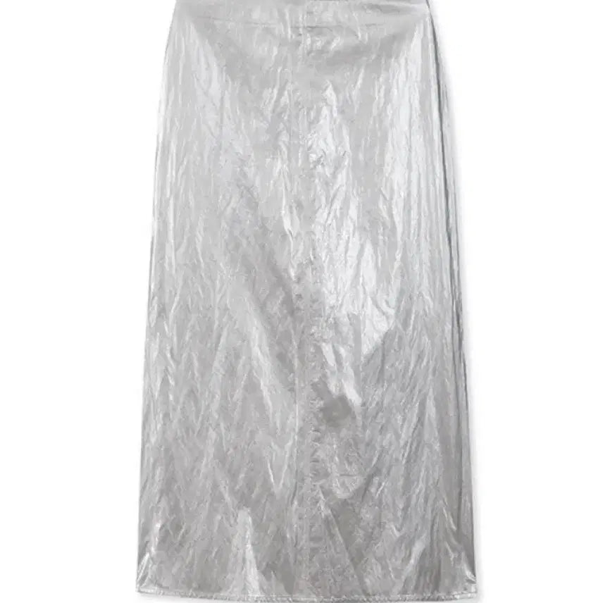 [BUNJANG] RAVE Metallic Skirt - Silver (Size 1) / 레이브 Metallic Skirt in Sliver 실버 스커트