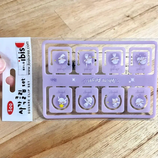 [BUNJANG] Ibis Angel Clip Set / 고전문구 아이비스 천사 클립 세트