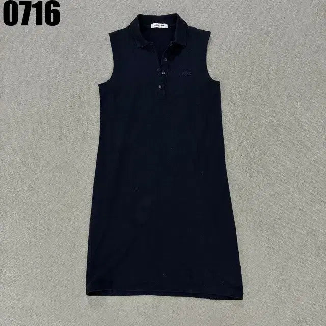 [BUNJANG] Lacoste Sleeveless Dress Black Size 34 / 라코스테 민소매 원피스 블랙 34
