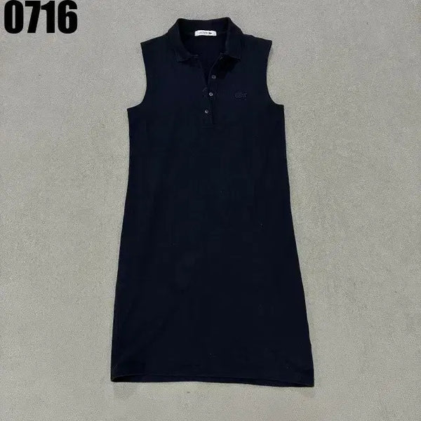 [BUNJANG] Lacoste Sleeveless Dress Black Size 34 / 라코스테 민소매 원피스 블랙 34