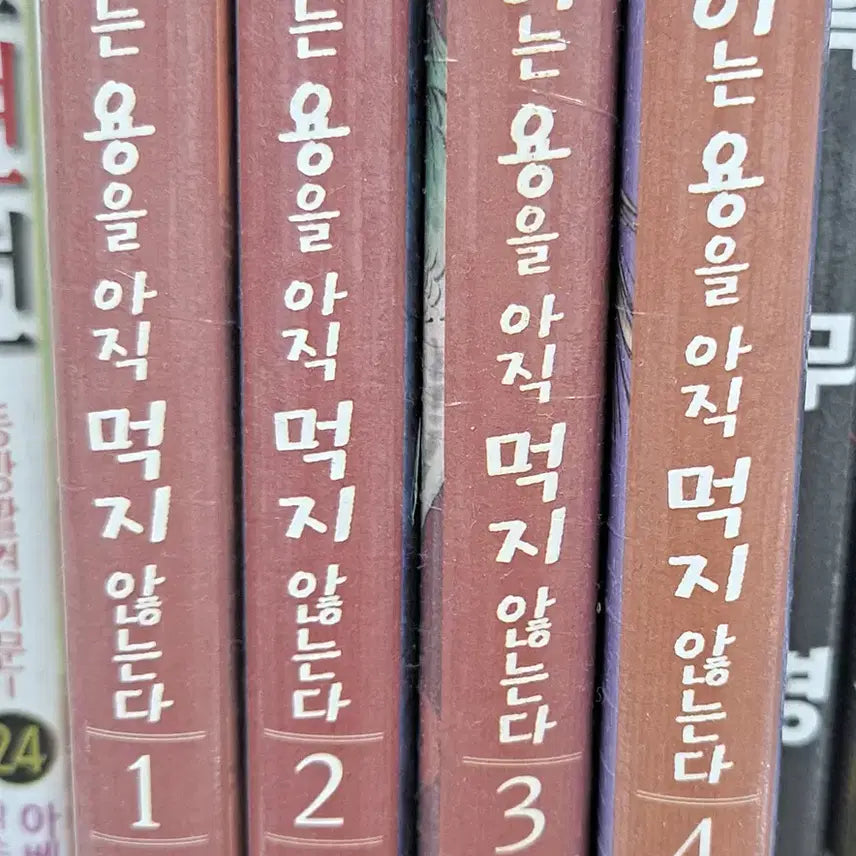 [BUNJANG] Tiger Does Not Eat Dragon Yet (Horangi-neun Ajik Yong-eul Meokji Anneunda) Complete Set (Volumes 1-5) - Unsealed / 호랑이는 아직 용을 먹지 않는다 1-5 미개봉 만화짱많아 프로안전상점