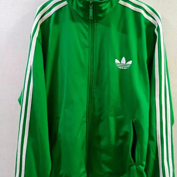 [BUNJANG] Adidas Green Firebird Track Top Jacket 95 / 아디다스 초록 그린 파이어버드 져지 흰초 트랙탑 자켓 95 트레이닝