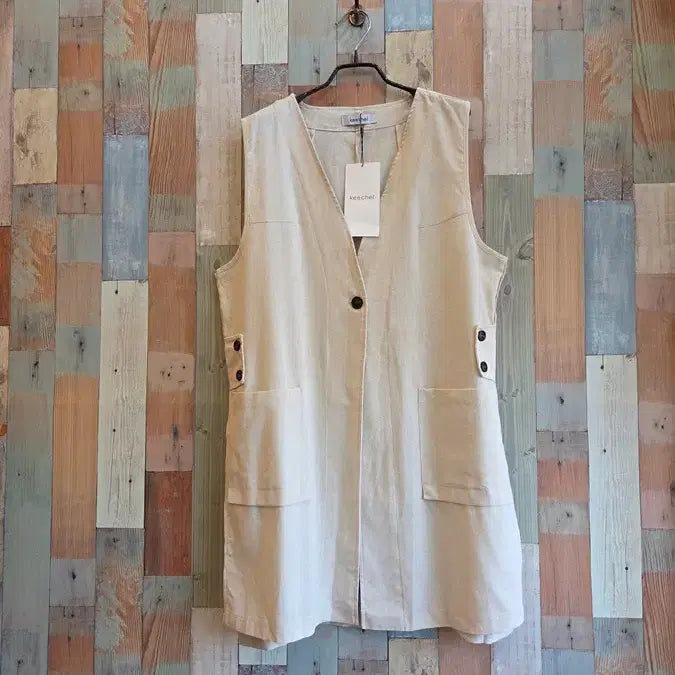 [BUNJANG] Kichel Linen Vest / 택체새상품) 키첼 린넨베스트