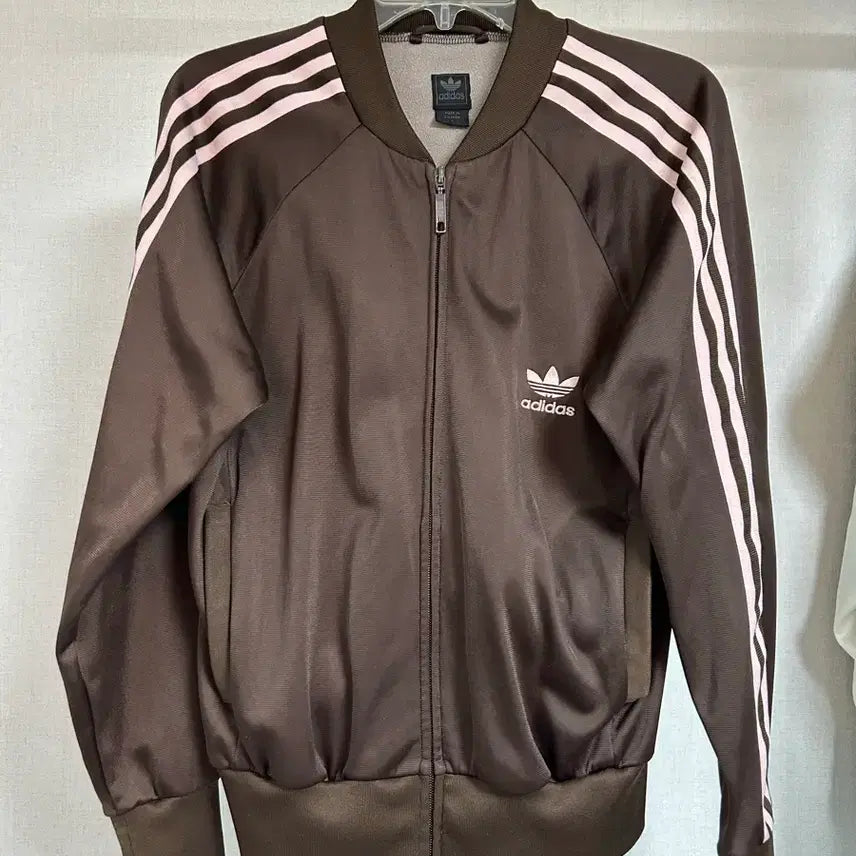 [BUNJANG] Adidas Pink Brown Blouson Jersey / 아디다스 핑크브라운 블루종 져지