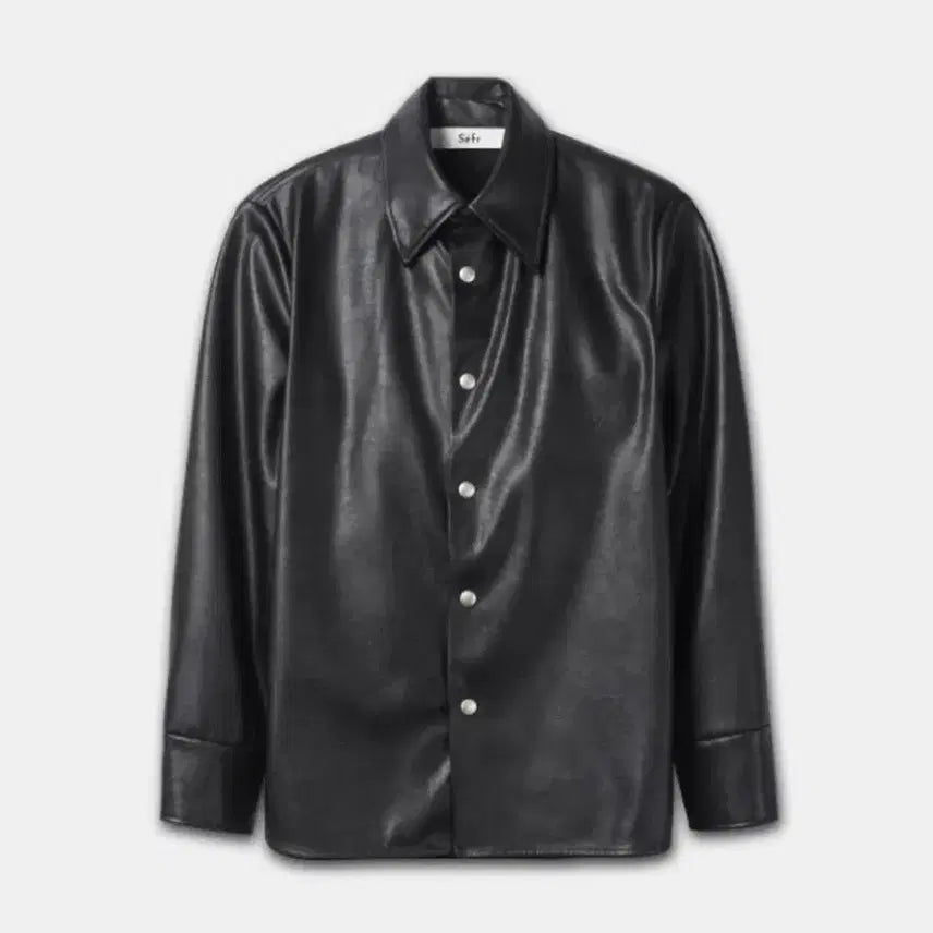 [BUNJANG] Sefr Fox Leather Overshirt Jacket M / Sefr 세퍼 폭스레더 오버 셔츠자켓 M