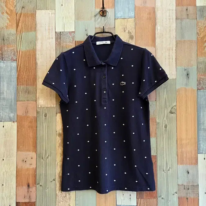 [BUNJANG] Lacoste Navy Blue Cotton Pique Polo Shirt Size 34 / 라코스테 카라티