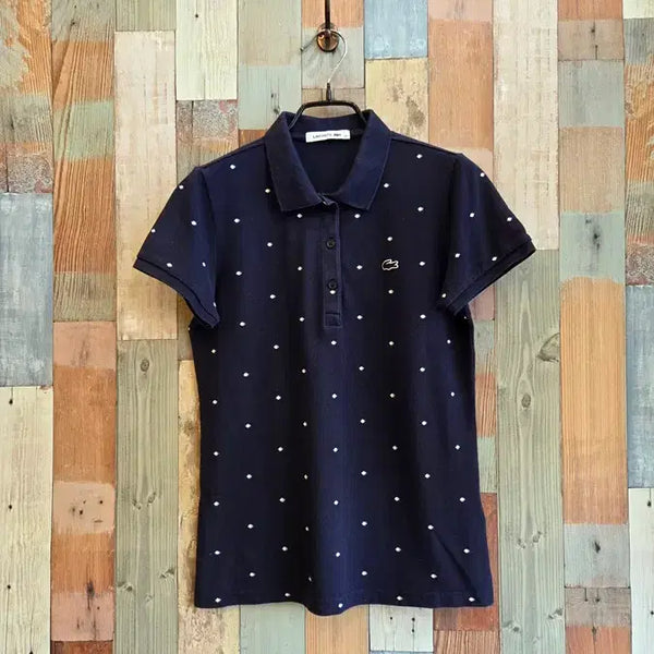 [BUNJANG] Lacoste Navy Blue Cotton Pique Polo Shirt Size 34 / 라코스테 카라티