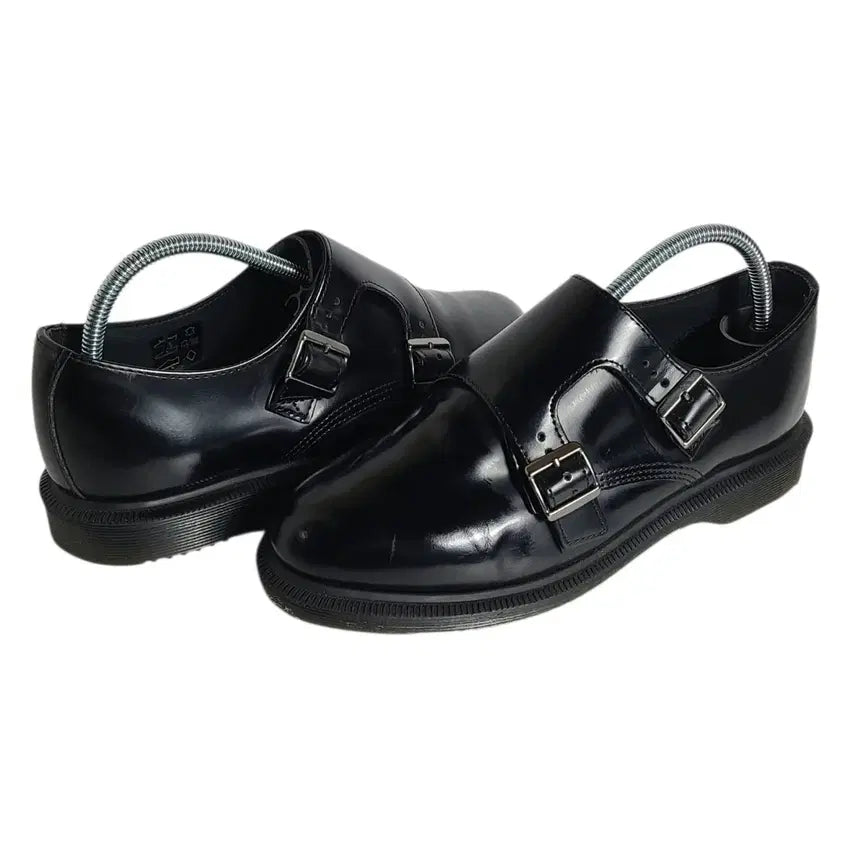 [BUNJANG] Dr. Martens Pandora Double Monk Strap Black Leather Shoes / 230-235) Dr.martens 닥터마틴 판도라 더블몽크 스트랩 블랙