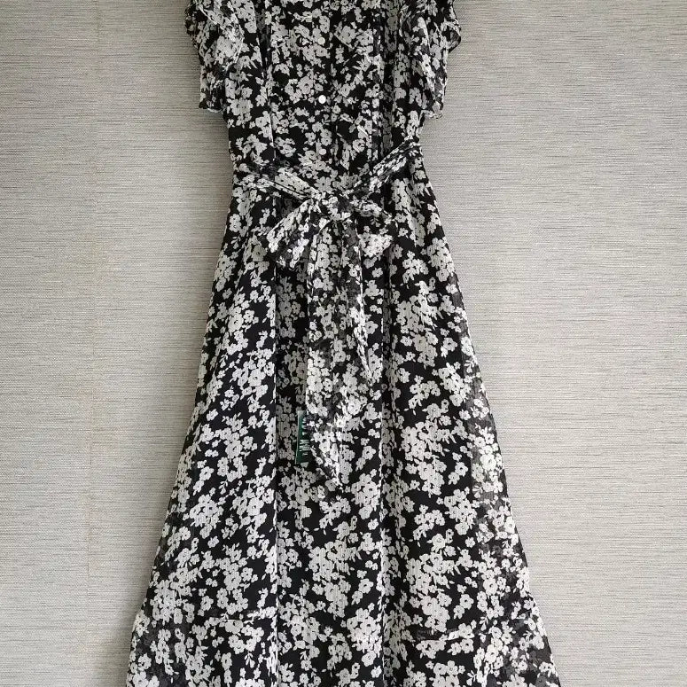 [BUNJANG] Ralph Lauren Lauren Chiffon Floral Print Dress / 택있는 새상품] 랄프로렌 로렌 쉬폰 원피스