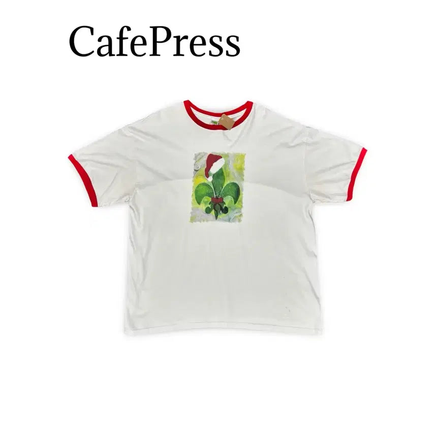 [BUNJANG] Cafe Press Ringer T-Shirt / (105)Cafe Press 링거 반팔