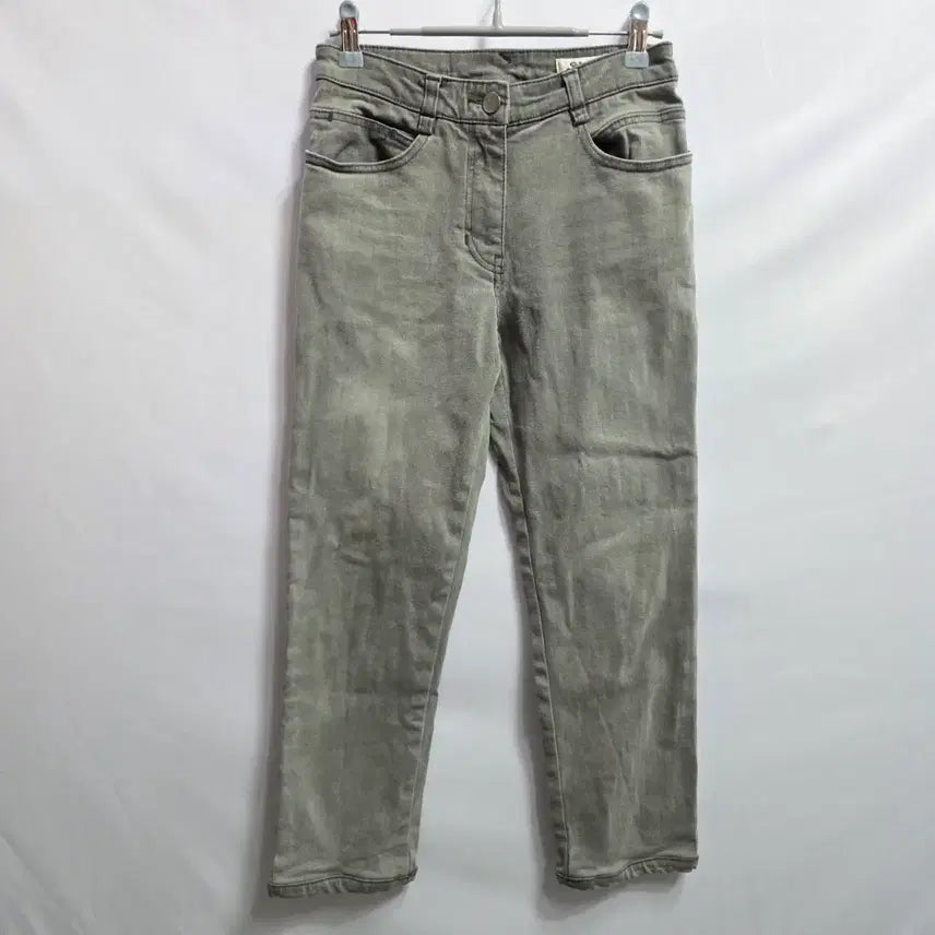 [BUNJANG] SJSJ Light Gray Denim Pants / 한섬 SJSJ 연한 회색 데님 팬츠