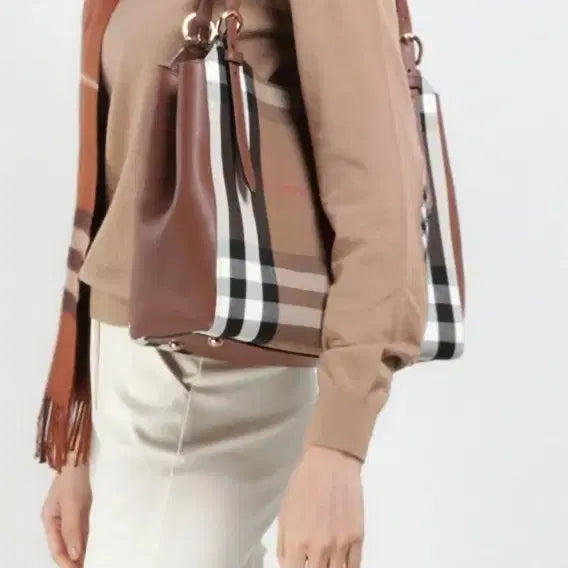 [BUNJANG] Burberry House Check Shoulder Bag/Tote Bag (Grade S) / 버버리 하우스체크 숄더백/토트백 정품S급(감정O)크로스백