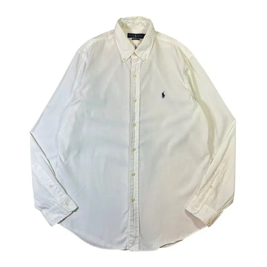 [BUNJANG] Polo Ralph Lauren Pony White Shirt / 폴로 랄프로렌 포니 화이트 셔츠