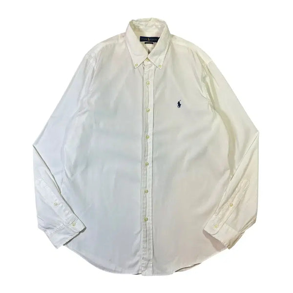[BUNJANG] Polo Ralph Lauren Pony White Shirt / 폴로 랄프로렌 포니 화이트 셔츠