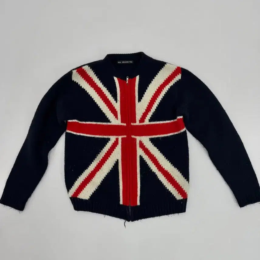 [BUNJANG] Union Jack Japanese Knit Jacket L / 유니온잭 재패니즈 니트 자켓 L