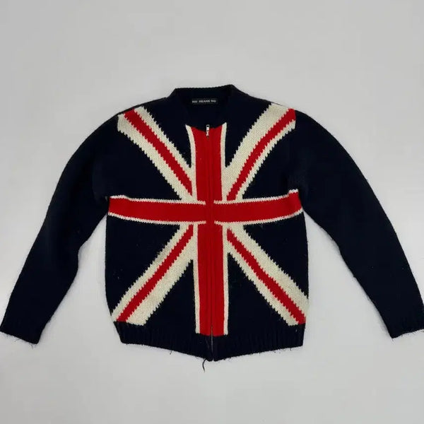 [BUNJANG] Union Jack Japanese Knit Jacket L / 유니온잭 재패니즈 니트 자켓 L
