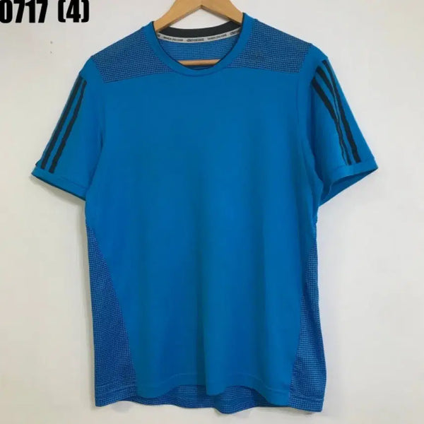 [BUNJANG] Adidas Climacool Short Sleeve T-Shirt Blue / 아디다스 클라이마쿨 반팔 티셔츠 블루
