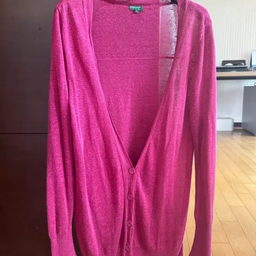 [BUNJANG] Benetton Linen Blend Cardigan / 베네통 린넨 가디건
