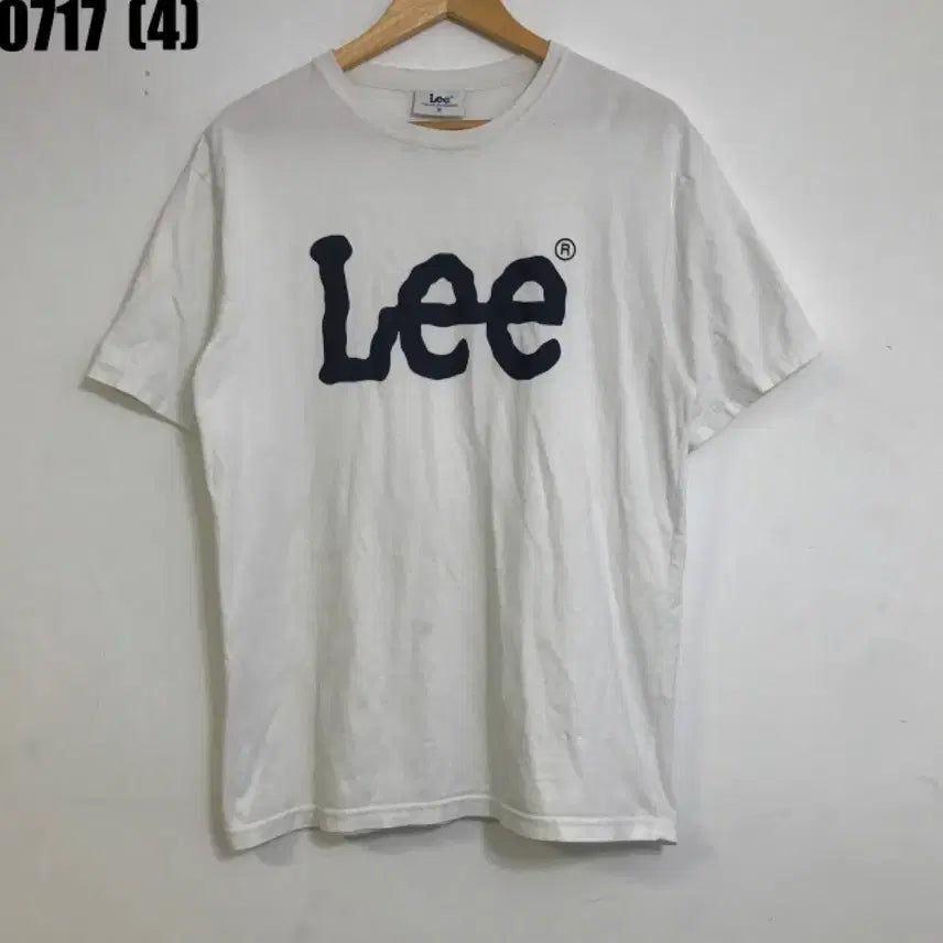 [BUNJANG] Lee Logo T-Shirt White / 리 반팔티 흰색