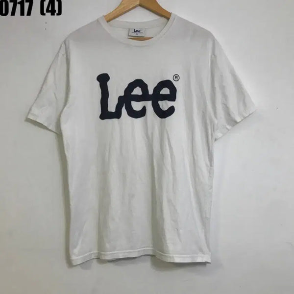 [BUNJANG] Lee Logo T-Shirt White / 리 반팔티 흰색