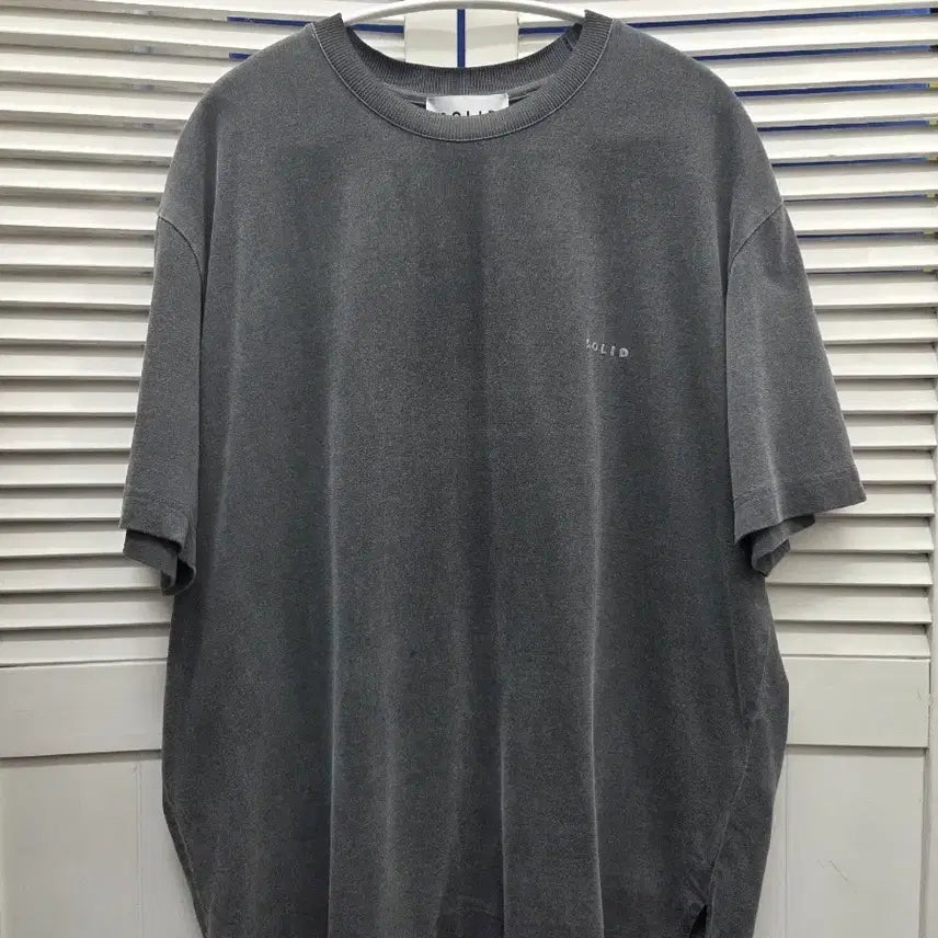 [BUNJANG] Solid Homme 21FW Back Logo T-Shirt / 솔리드옴므 21 FW 백로고 반팔 티셔츠