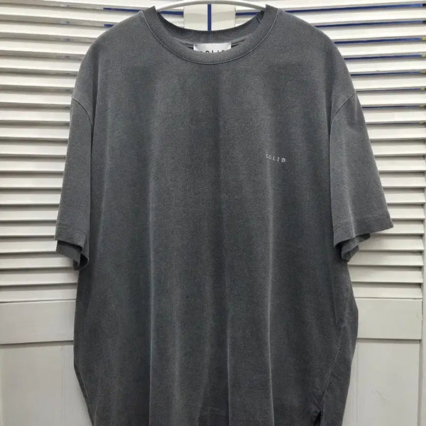 [BUNJANG] Solid Homme 21FW Back Logo T-Shirt / 솔리드옴므 21 FW 백로고 반팔 티셔츠