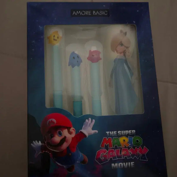 [BUNJANG] Amorebasic Super Mario Galaxy Movie Brush Set / 아모레베이직 슈퍼마리오 갤럭시 무비 브러쉬 세트