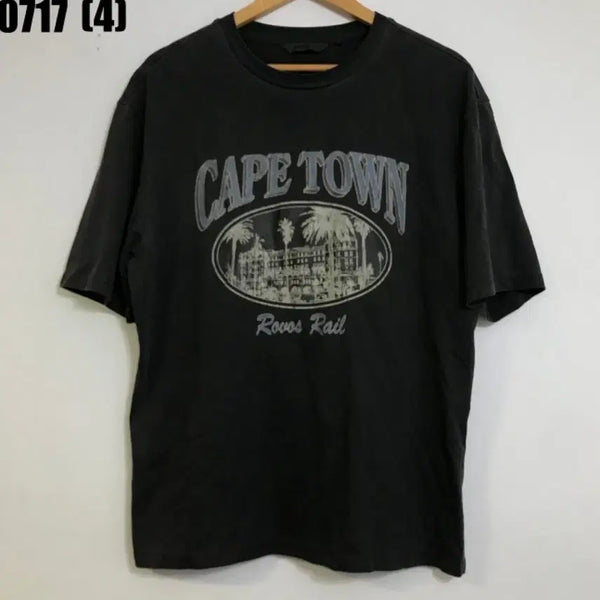 [BUNJANG] Cape Town Printing Short Sleeve T-Shirt / 케이프타운 프린팅 반팔 티셔츠