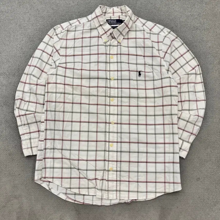 [BUNJANG] Polo Ralph Lauren 95 Checkered Shirt / 95 폴로 랄프로렌 체크 셔츠