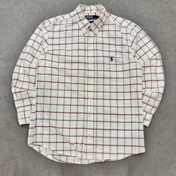 [BUNJANG] Polo Ralph Lauren 95 Checkered Shirt / 95 폴로 랄프로렌 체크 셔츠