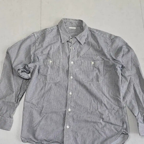 [BUNJANG] Muji Striped Shirt Large / 무인양품 셔츠 l