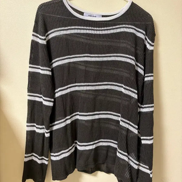 [BUNJANG] 8seconds Striped Summer Knit / 8세컨즈 단가라 여름니트