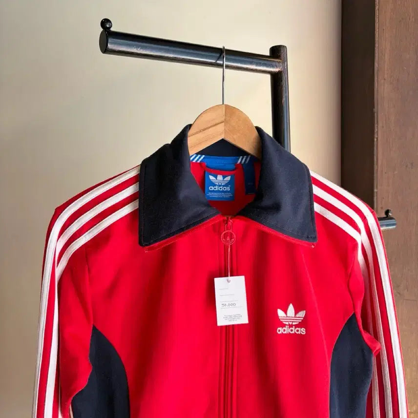 [BUNJANG] Adidas Red Europa Track Top Jersey / 17541 - 아디다스 레드 유로파 트랙탑 져지