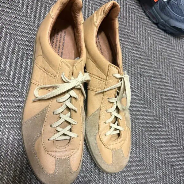 [BUNJANG] RIOPAR German Army Trainers Light Beige Size 43 / 리오파 독일군 라이트베이지 43사이즈