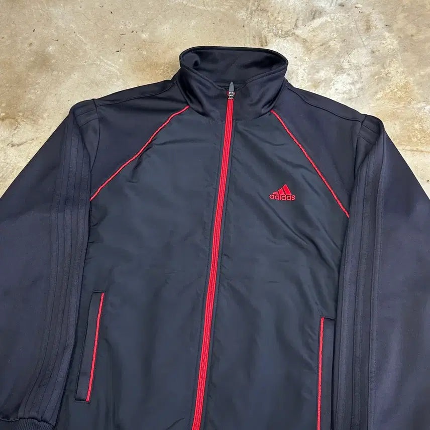 [BUNJANG] Adidas Redline Black Track Top Size 95 / 95 아디다스 레드라인 블랙 트랙탑