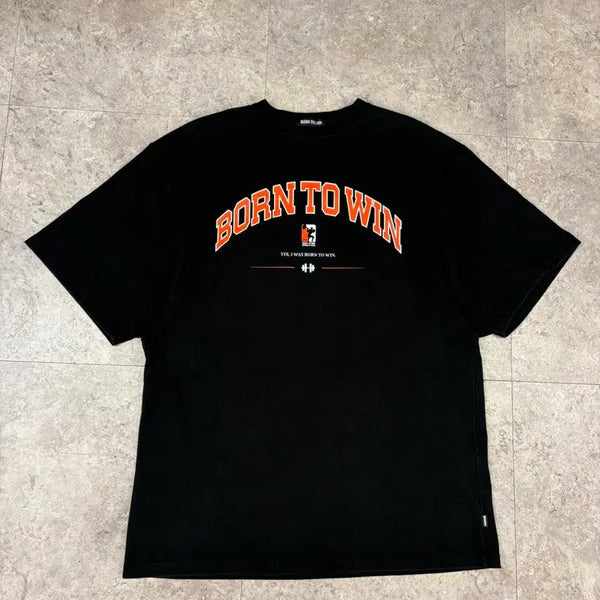 [BUNJANG] Born to Win Black Short Sleeve T-Shirt / born to win 블랙 반팔티 #csz804