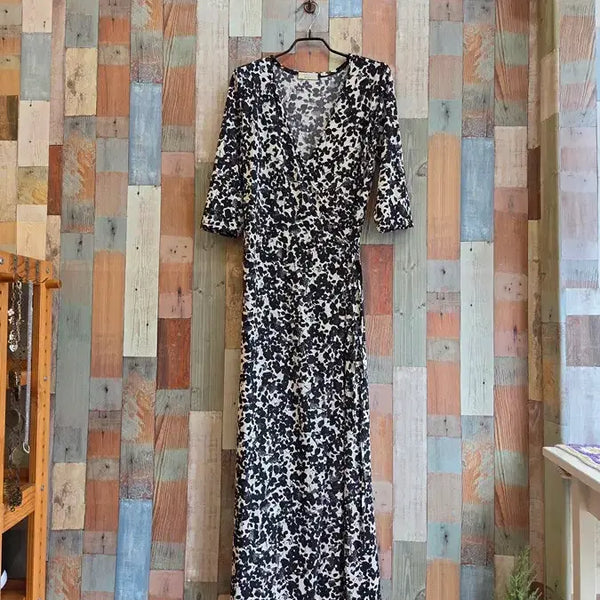 [BUNJANG] BYEL Ice Spandex Wrap Dress / BYEL 아이스 스판 랩원피스