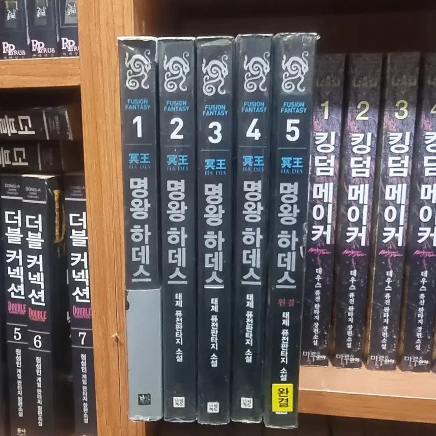 [BUNJANG] King Hades (1-5 Volumes) - Taeje Fusion Fantasy Novel / 명왕하데스 1-5 완 태제 퓨전판타지 소설