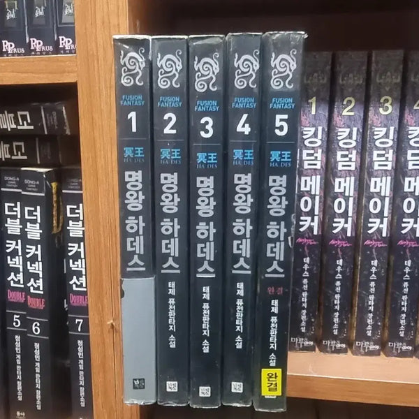 [BUNJANG] King Hades (1-5 Volumes) - Taeje Fusion Fantasy Novel / 명왕하데스 1-5 완 태제 퓨전판타지 소설