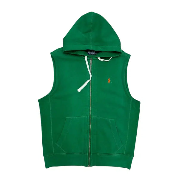 [BUNJANG] Polo Ralph Lauren Small Pony Hooded Vest (L) / 폴로 스몰포니 후드집업 조끼(L)