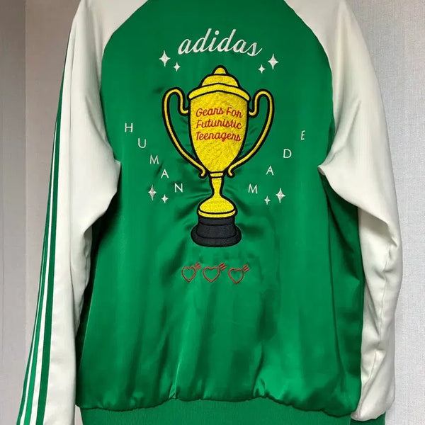 [BUNJANG] Adidas x Human Made Reversible Track Jacket / 아디다스 휴먼메이드 져지 트랙탑 L