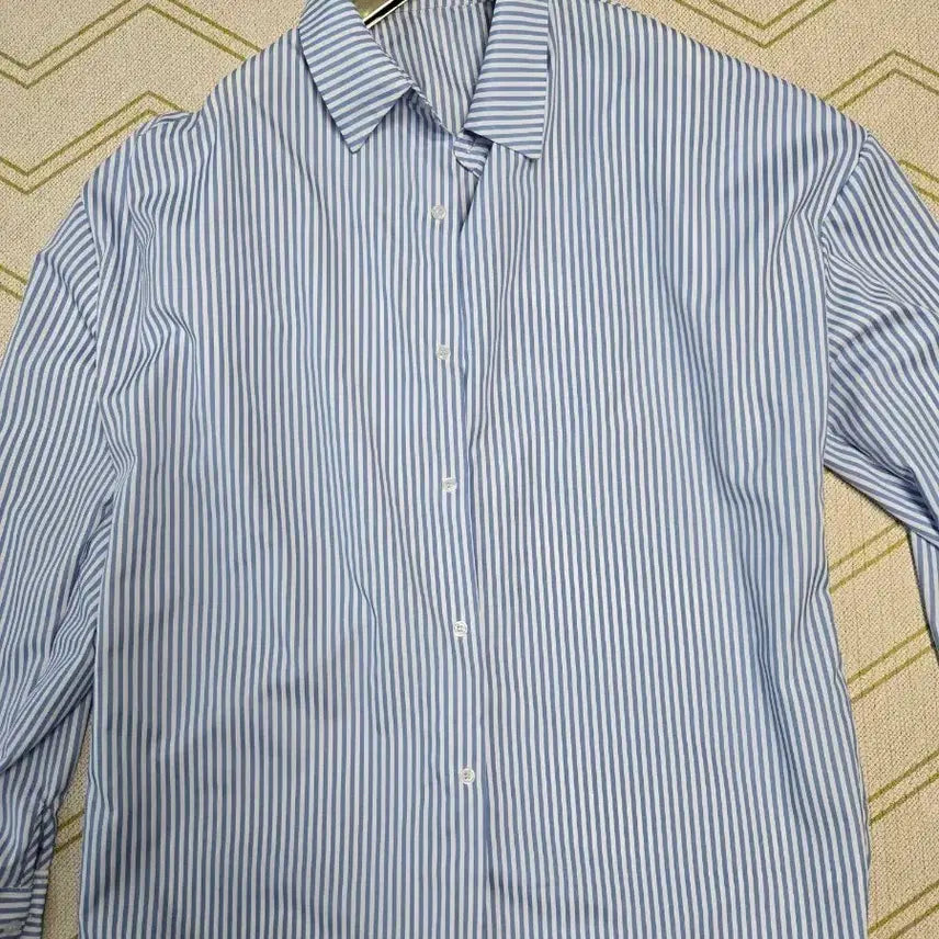 [BUNJANG] Striped Shirt Blue / 스트라이프 셔츠 블루