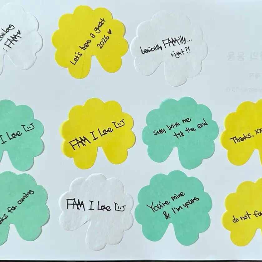 [BUNJANG] G-Dragon Fanmeeting Confetti Full Set (11 pieces) / 지드래곤 팬미팅 컨페티 11장 풀세트