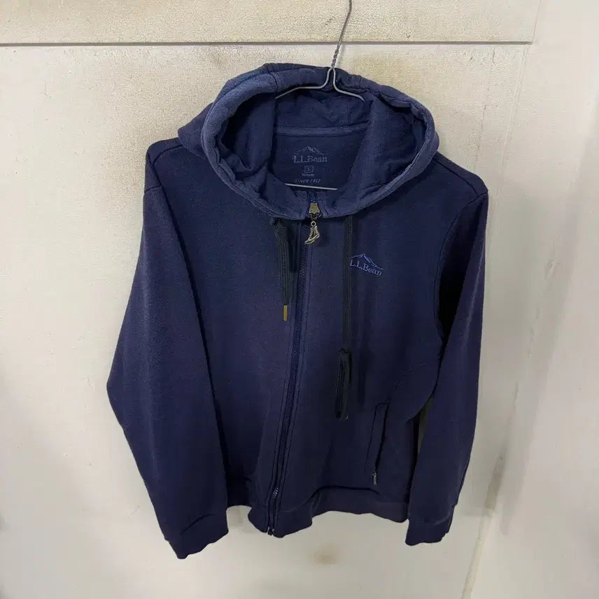 [BUNJANG] LLBean Navy Hooded Zip-Up Jacket / LLBean 네이비 후드 집업