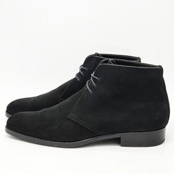 [BUNJANG] GUJI KYOTO Suede Chukka Boots Black (Size 7) / GUJI KYOTO 스웨이트 처카 부츠 블랙 (7)