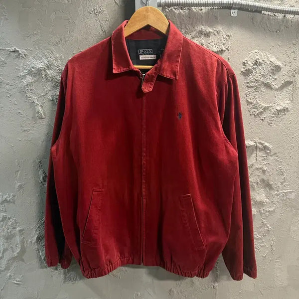 [BUNJANG] Polo Ralph Lauren Vintage Swingtop Blouson Jacket Burgundy / M 폴로 Polo 두산판 스윙탑 블루종 자켓 버건디