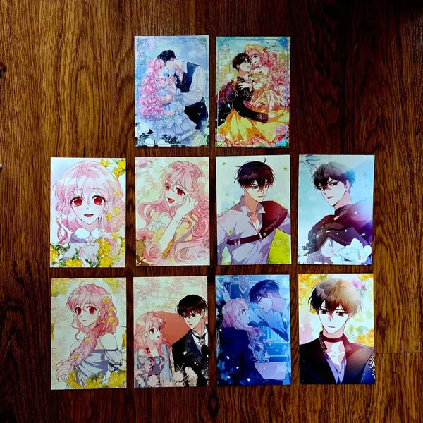 [BUNJANG] Villain Duke's Precious Sister Webtoon Postcard Set (10 Types) / 악당 대공님의 귀하디 귀한 여동생 웹툰 엽서 10종 일괄 판매