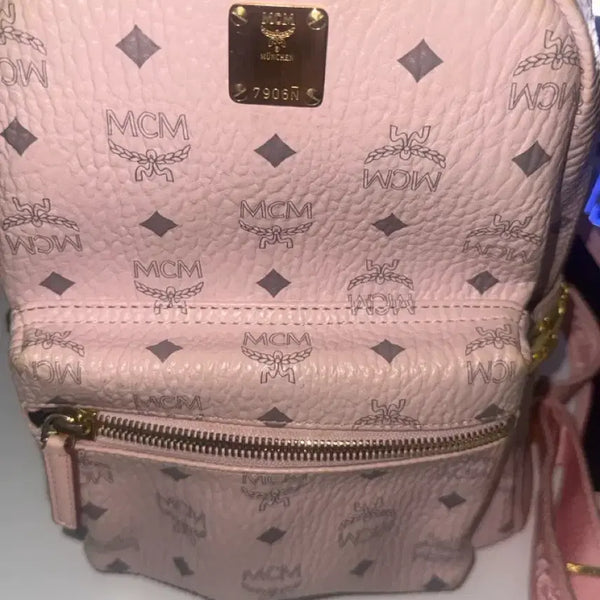 [BUNJANG] MCM Powder Pink Mini Backpack / !!!급전!!!  mcm 백팩 파우더 핑크 mini