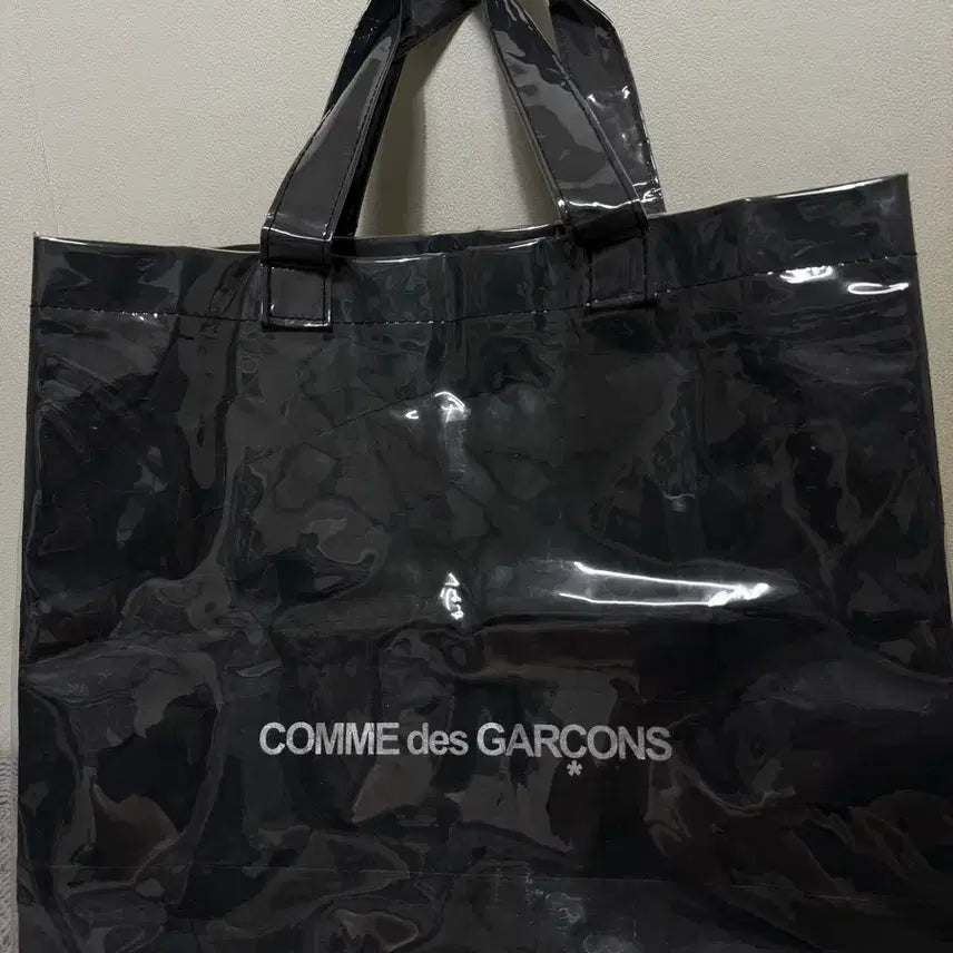 [BUNJANG] Comme des Garçons Black Market PVC Tote Bag / 꼼데가르송 PVC 토트백 블랙 급처
