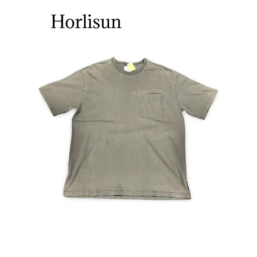 [BUNJANG] Horlisun Pocket Short Sleeve T-Shirt / (100)Horlisun 포켓 반팔